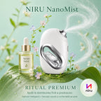 Pulverizator facial pentru serum NIRU NanoMist - spray facial portabil cu acumulator