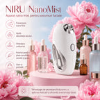 Pulverizator facial pentru serum NIRU NanoMist - spray facial portabil cu acumulator