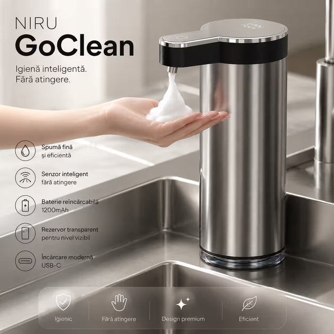 Dozator Sapun Spuma Automat NIRU GoClean