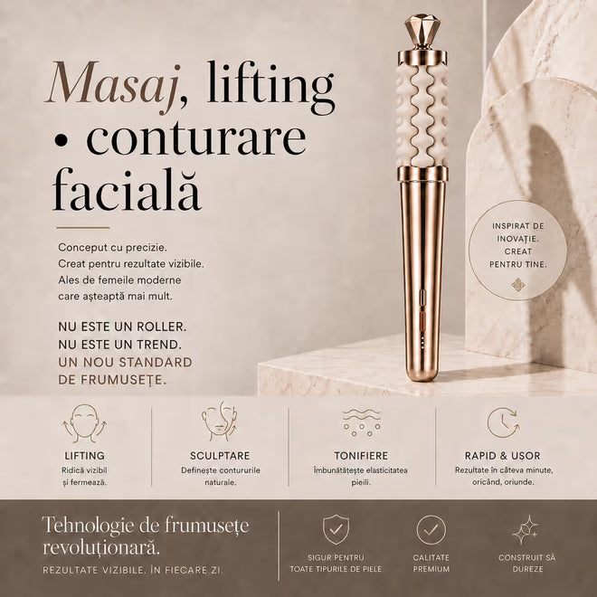 Aparat masaj facial și corporal 2 în 1 NIRU ProLift