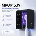 Sterilizator UV-C pentru periuța de dinți NIRU ProUV, igienizare rapidă în 7 minute și design compact, negru