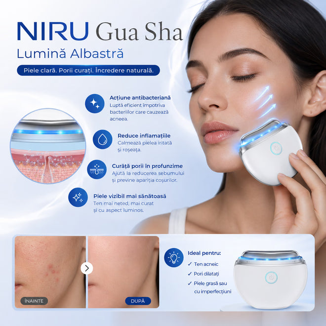 Aparat masaj facial Gua Sha electric NIRU GoLift