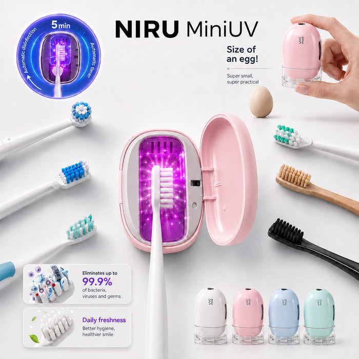 Sterilizator UV portabil pentru periuțe – NIRU MiniUV