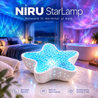 Lampă ambientală NIRU StarLamp cu efect de valuri oceanice, ideală pentru relaxare în dormitor și baie