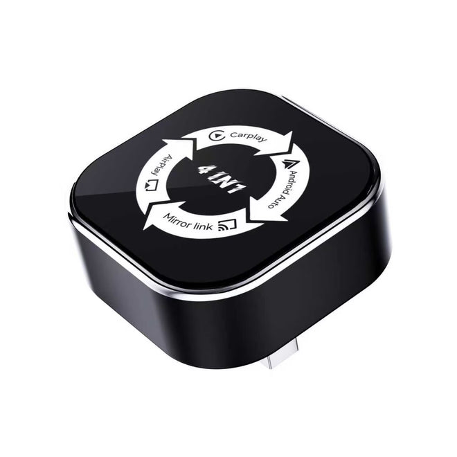 Adaptor Auto Wireless 4-in-1 Niru AirDrive Pro model B pentru Apple CarPlay si Android Auto, imagine produs pentru Shopify, cautare organica si SEO