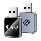 Adaptor Auto Wireless 4-in-1 Niru AirDrive Pro model AB, imagine de galerie cu vedere detaliata a adaptorului pentru conectivitate wireless in masina