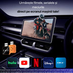 Adaptor Auto Wireless 4-in-1 Niru AirDrive Pro model BO, imagine de galerie cu adaptor auto wireless si prezentare a designului compact