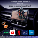Adaptor Auto Wireless 4-in-1 Niru AirDrive Pro model BV, imagine de galerie cu adaptor auto wireless si detalii de design compact
