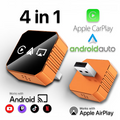 Adaptor Auto Wireless 4-in-1 Niru AirDrive Pro model BV, imagine de galerie cu detaliu produs pentru Apple CarPlay si Android Auto
