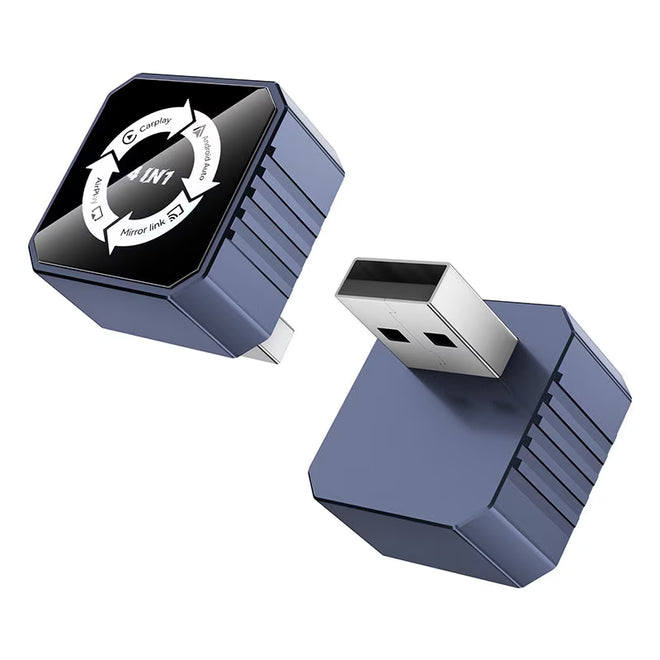Adaptor Auto Wireless 4-in-1 Niru AirDrive Pro model BVS, imagine de galerie cu adaptorul Niru AirDrive Pro in prezentare de produs