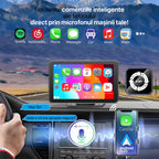 Adaptor Auto Wireless 4-in-1 Niru AirDrive Pro model BVS, imagine de galerie cu adaptorul wireless auto prezentat in cadru complet pentru listare