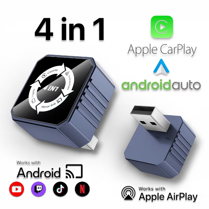 Adaptor Auto Wireless 4-in-1 NIRU AirDrive Pro