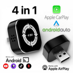 Adaptor Auto Wireless 4-in-1 Niru AirDrive Pro model B pentru Apple CarPlay si Android Auto, imagine produs pentru Shopify, cautare organica si SEO