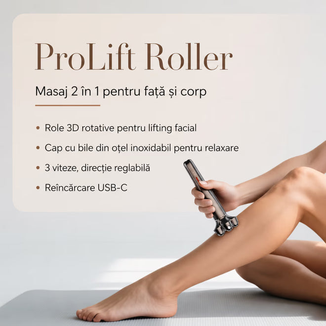 Aparat masaj facial și corporal 2 în 1 NIRU ProLift™