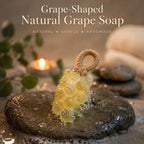 Săpun exfoliant handmade NIRU GoSoap  - formă de ciorchine de struguri