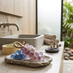 Săpun exfoliant handmade NIRU GoSoap  - formă de ciorchine de struguri