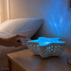 Lampă proiector NIRU StarLamp - valuri oceanice RGB LED, model stea de mare