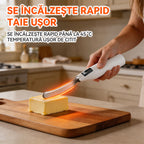 Cuțit electric încălzit pentru unt NIRU EasyButter - reîncărcabil USB-C, lamă inox