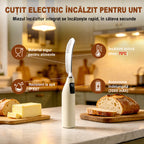 Cuțit electric încălzit pentru unt NIRU EasyButter - reîncărcabil USB-C, lamă inox