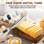 Cuțit electric încălzit pentru unt NIRU EasyButter - reîncărcabil USB-C, lamă inox