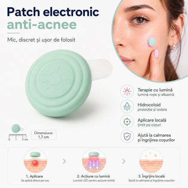Patch anti-acnee electronic NIRU NanoHeal
