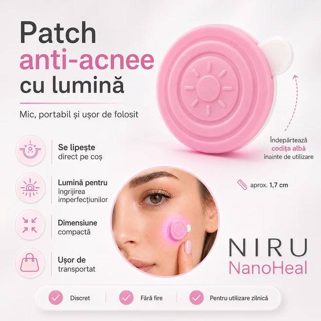Patch anti-acnee electronic NIRU NanoHeal