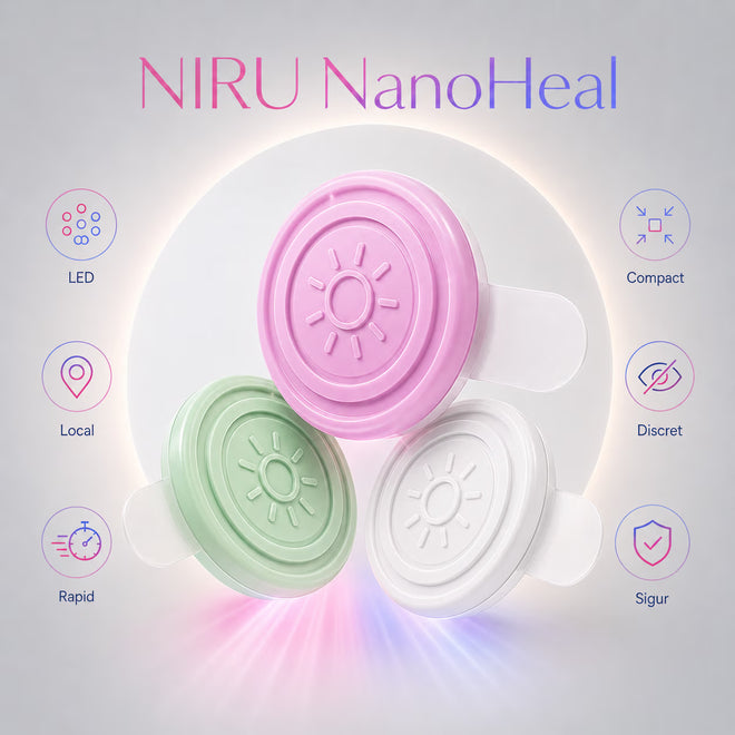 Patch anti-acnee electronic NIRU NanoHeal