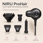 Uscător de păr ionic compact NIRU ProHair - 1600W
