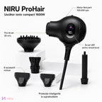 Uscător de păr ionic compact NIRU ProHair - 1600W