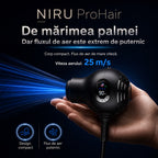 Uscător de păr ionic compact NIRU ProHair - 1600W