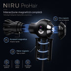 Uscător de păr ionic compact NIRU ProHair - 1600W