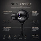 Uscător de păr ionic compact NIRU ProHair - 1600W