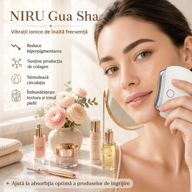 Aparat masaj facial Gua Sha electric NIRU GoLift