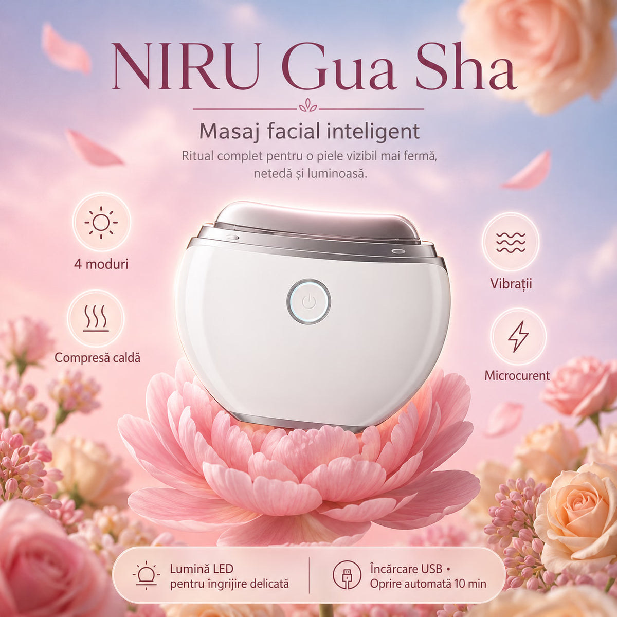 Aparat Gua Sha electric – NIRU GoLift