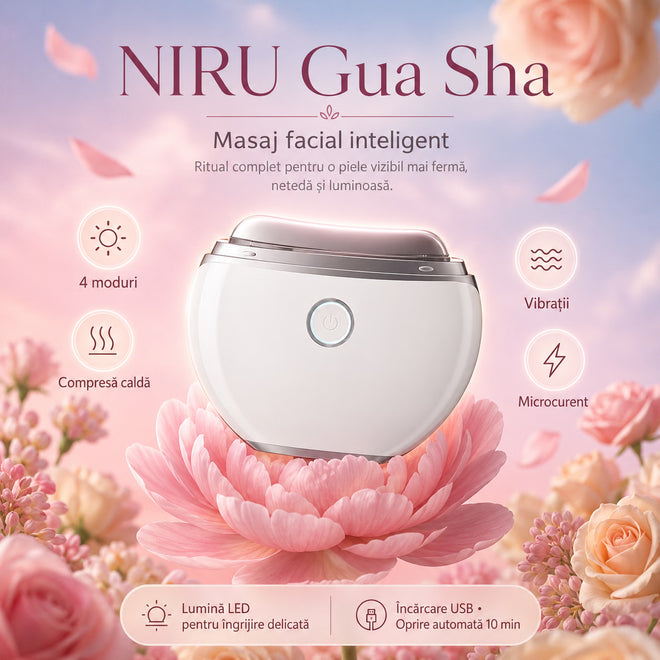 Aparat masaj facial Gua Sha electric NIRU GoLift