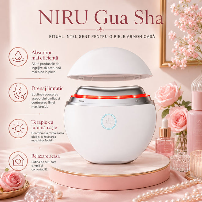 Aparat masaj facial Gua Sha electric NIRU GoLift