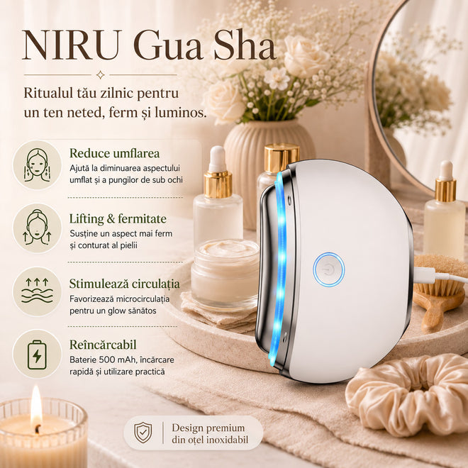 Aparat masaj facial Gua Sha electric NIRU GoLift