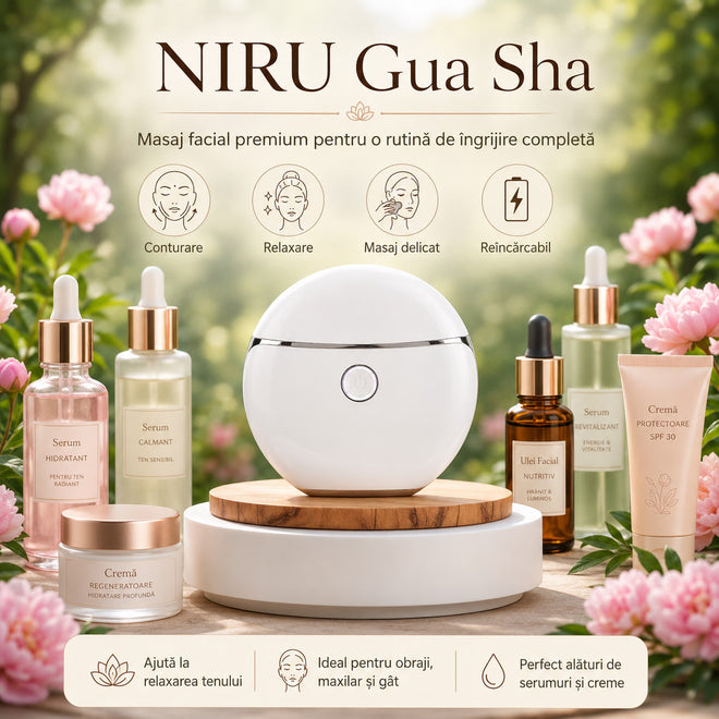 Aparat masaj facial Gua Sha electric NIRU GoLift