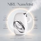 Pulverizator facial pentru serum NIRU NanoMist - spray facial portabil cu acumulator