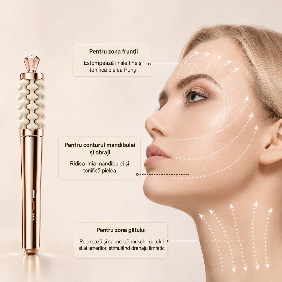 Aparat de masaj facial și corporal – NIRU ProLift