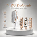 Dispozitiv masaj scalp EMS NIRU ProComb™ - perie electrica reincarcabila USB cu LED