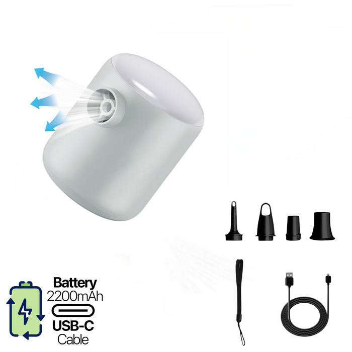 Pompa Electrica Portabila NIRU MiniAir 5-in-1 USB-C