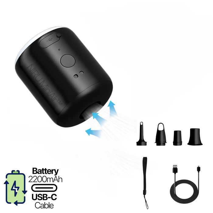 Pompa Electrica Portabila NIRU MiniAir 5-in-1 USB-C