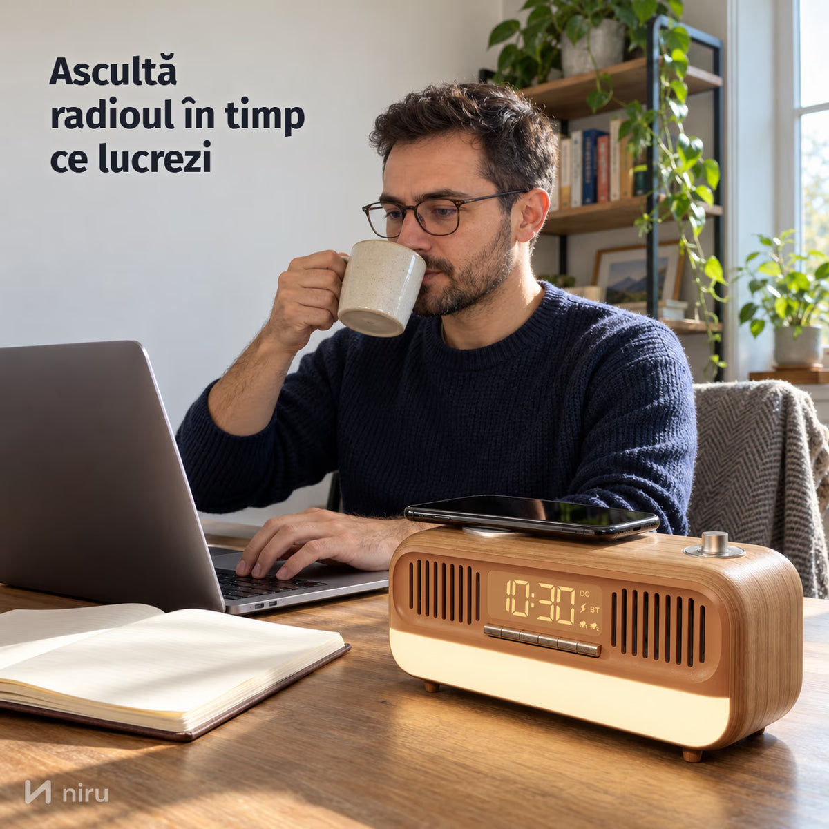 Radio retro NIRU NeoRadio: ascultă radioul în timp ce lucrezi