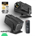 Videoproiector NIRU HY320Mini pe fundal alb